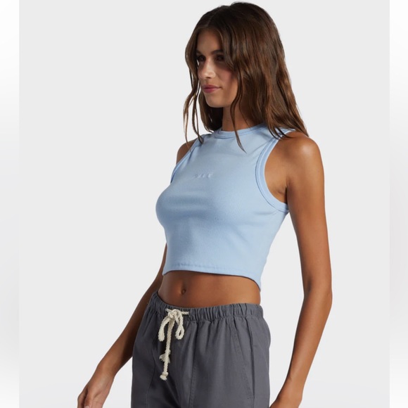 Roxy sleeveless crop top. Size S. GUC. - Picture 7 of 8